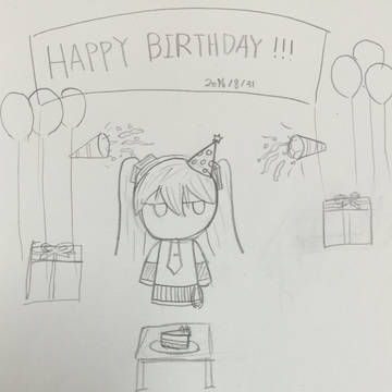ミクちゃんの 誕生日！(Miku's Birthday!)