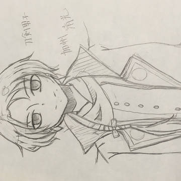 ＊自分絵注意＊加州清光くん 初描き