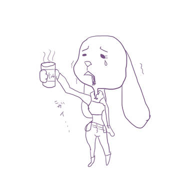 コーヒーが飲めるまでのジュディさん