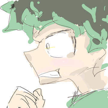 ヒロアカの落書き