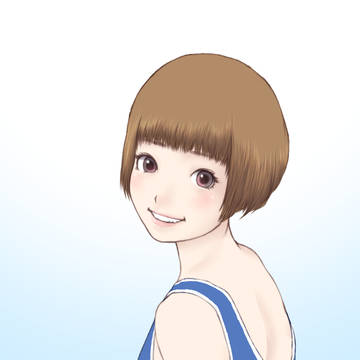 ショートカットの女の子を描きたくなる欲求を満たした