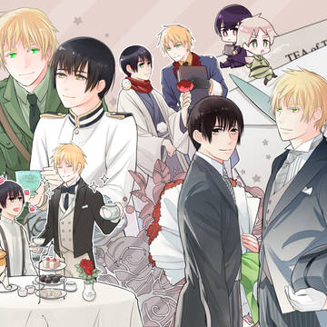 二人でお茶を9　告知カット