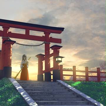 shrine maiden 巫女