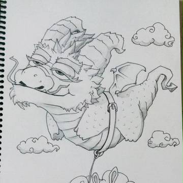 sleepy dragon