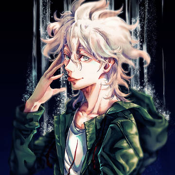 狛枝凪斗-雨 Komaeda Nagito-rain