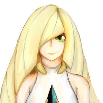 Attempt to paint Lusamine
