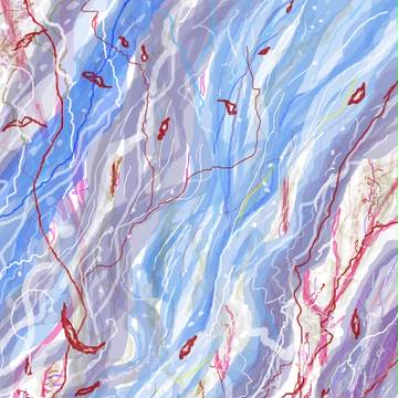 【カラー抽象画】手ブロLOG