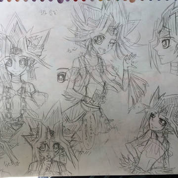 遊戯君落書き