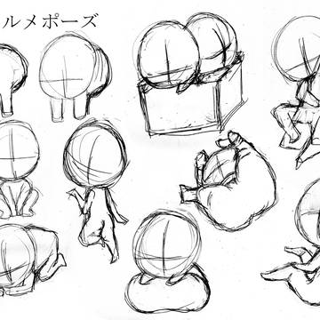 デフォルメポーズまとめ⑩