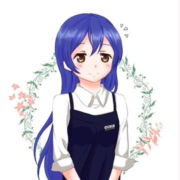 喫茶店員海未ちゃん