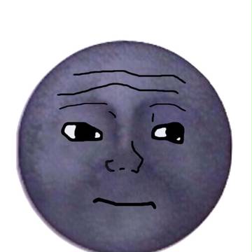 ムーン絵文字Wojak