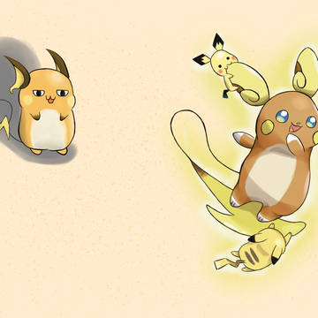 Alolan Raichu!! (and friends)