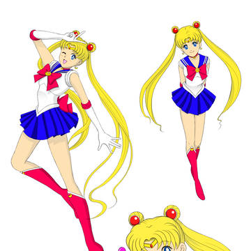 ３種類のセーラームーン