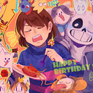 happy birthday to Undertale