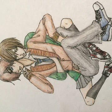 一応カップルを描いたつもり