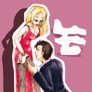 くつをはかせて