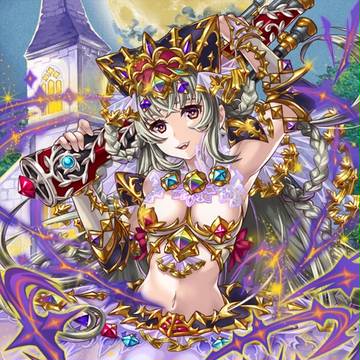 【仕事絵】グランスフィア・復讐鬼の鮮血花嫁クレオ
