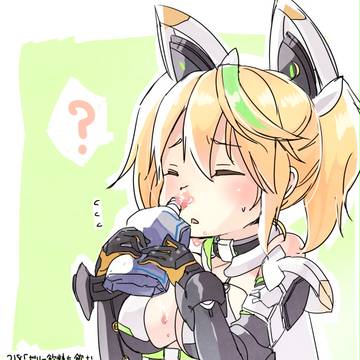 ゼリーを飲む