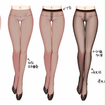 透け透けストッキングメイキング