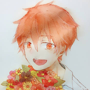 花束と守沢