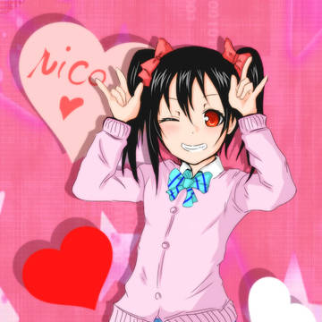 にこにー着色