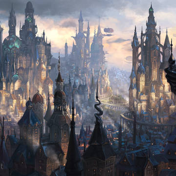 St. Levin, Steampunk city