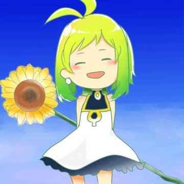 ひまわりの似合う子