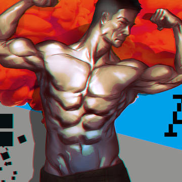 肌肉男