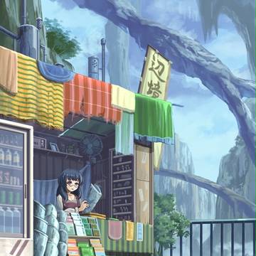 端っこの売店