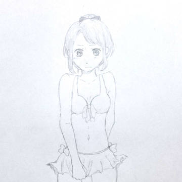 水着女子