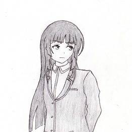 制服姿のムエッタ