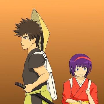 剣之介＆由希奈　むぎや祭にて