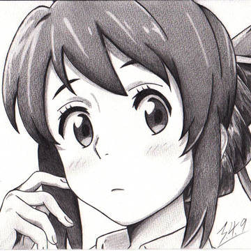 君の名は。宮水三葉を描いてみた