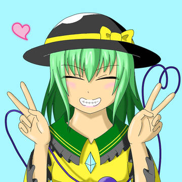 ダブルピースこいしちゃん