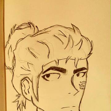 Totiko with man bun