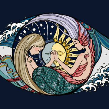 目の中の海