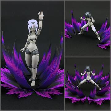 ペーパーエフェクト 闘気A ダークVer. パープル