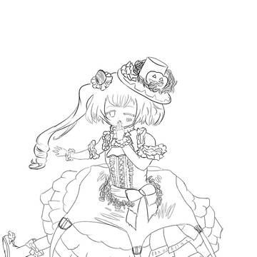 ミゼリコルデちゃん下書き！
