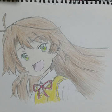 【手描き】越谷小鞠【のんのんびより】
