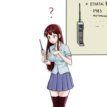 世界最初の携帯電話は