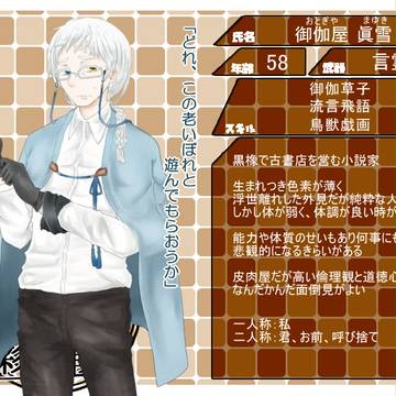 【四彩合戦Ⅲ】御伽屋 眞雪【黒橡】