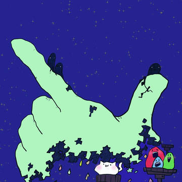 変な生き物in宇宙