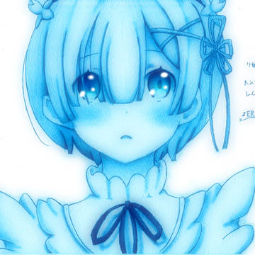 Re:ゼロから始める異世界生活 レム描いてみた