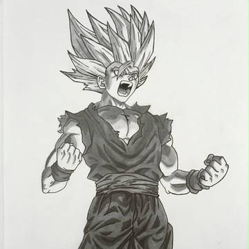 Gohan teenage " Super saiyan " 