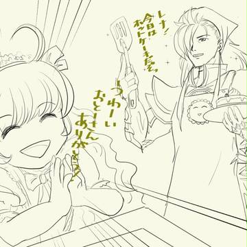 家族とハロウィン(らくがき)