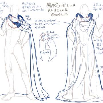 殤さんの服構造の考察まとめ