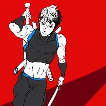 ヘソ出し男子