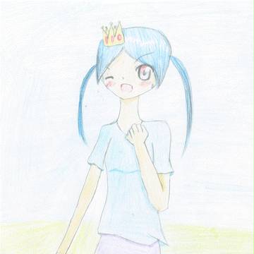 青空の下で