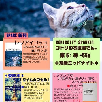 【SPARK11】おしながき