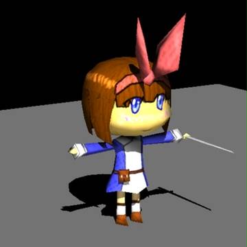 自作ゲーム用3Dモデル